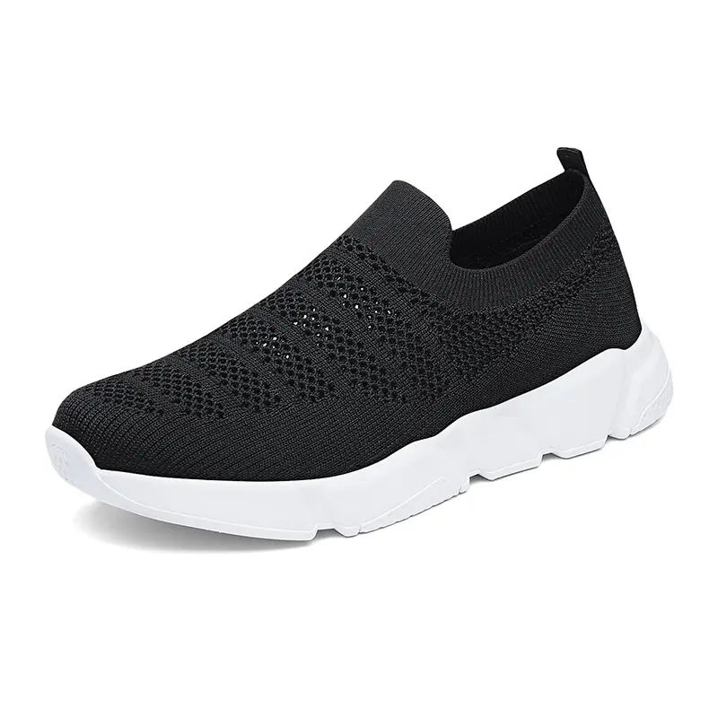 Sneakers Women Shoes Knitting Sock Sneakers Women Slip On Flat Laides Walking Shoes Man Flats Tenis Famela Plus Size