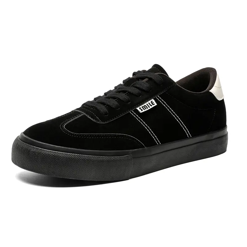 Red Skate Casual Shoes Walking Suede Sneakers for Men Skateboarding Shoe Flat Retro Moral Training Canvas Casual Sports