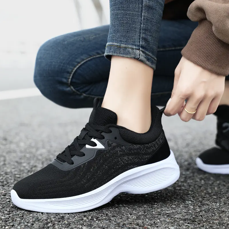 2025 Fashion Women Sneaker Outdoor Anti Slip Running Shoe Summer Breathable Sport Shoes Ladies Casual Soft Sole Footwear