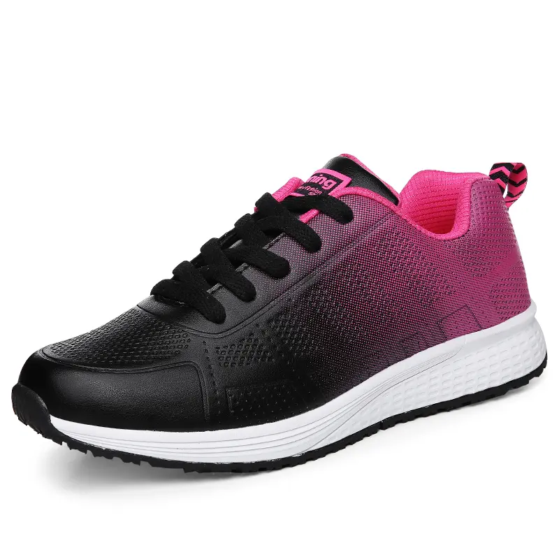 Fashion Women Sneakers Soft Vulcanize Shoes Leather Tenis Feminino Comfortable Sneakers for Moms Sports Trends Casual Female