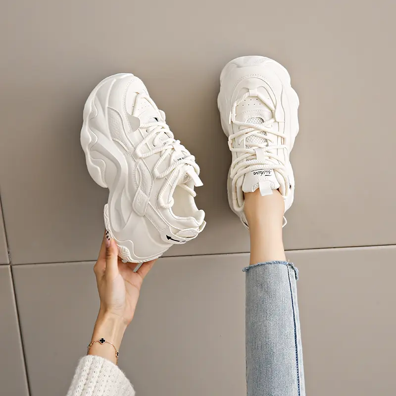 Thick Women Vulcanized Shoes High-quality Waterproof and Comfortable Sports Shoes Women Flat Shoes Casual Shoes Women Shoes
