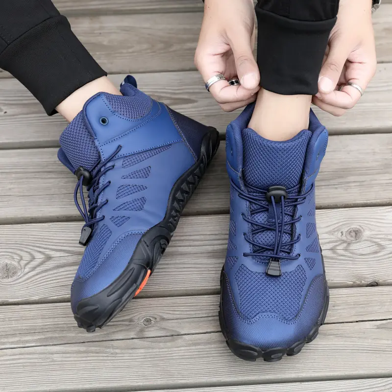 2025 New Outdoor Breathable Five-finger High-top Men's Casual Shoes, Lightweight Sports Hiking and Mountaineering Shoes Women