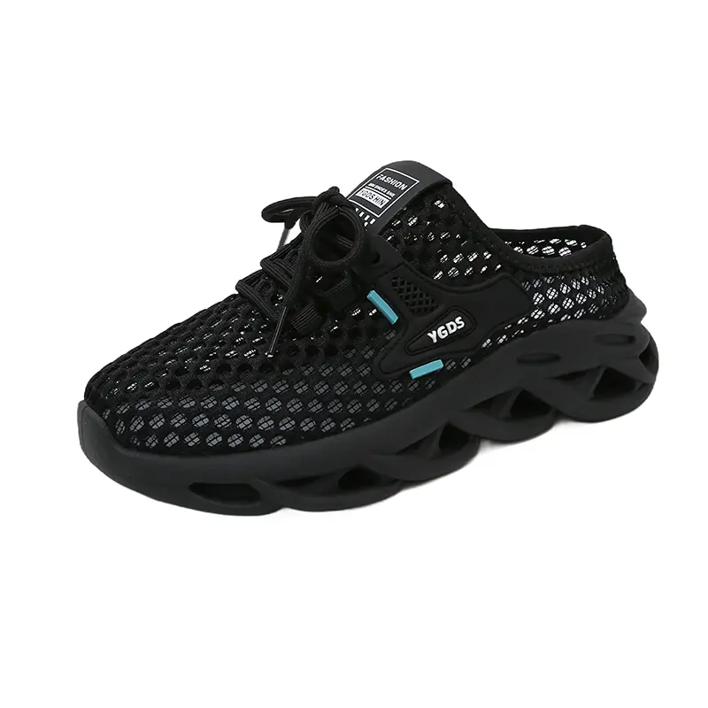 Women Casual Slippers Shoes Breathable Mesh Lightweight Sandals Outdoor Walking Half Slipper Tennis Athletic Sport Shoes