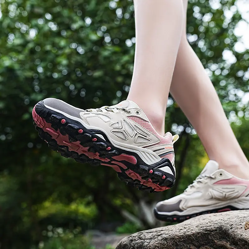 Men Hiking Shoes Autumn Outdoor Sports Climbing Walking Shoes Men Trekking Sneakers Breathable Climbing Camping Non Slip Size 46