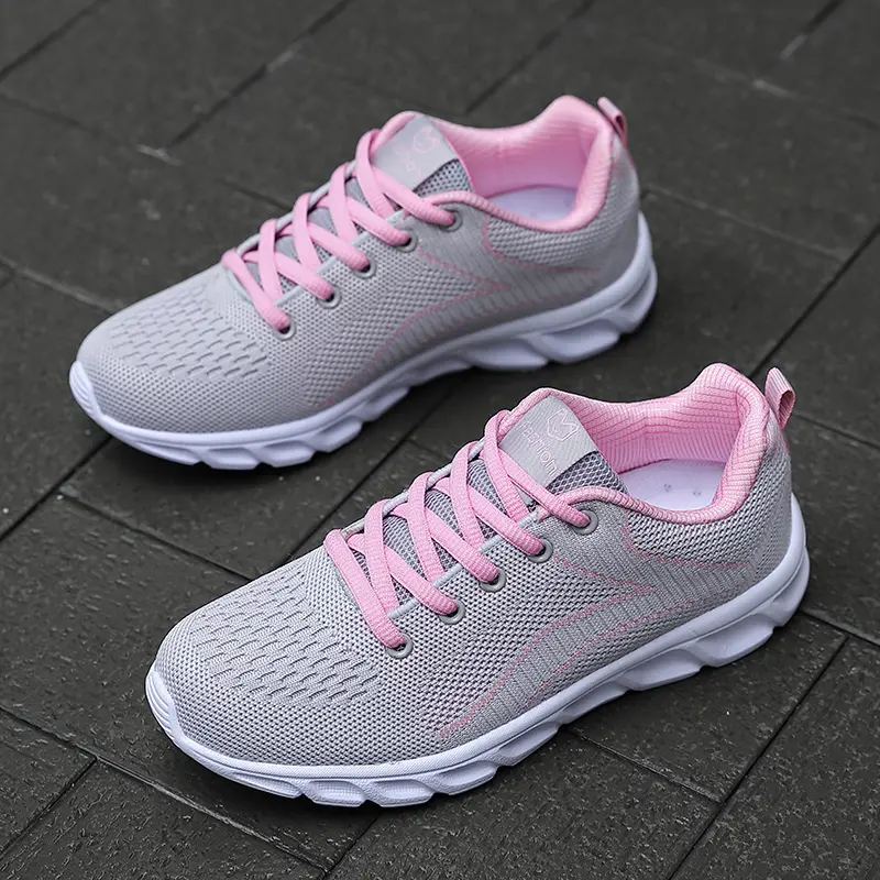 Women Sports Shoes Outdoor High Quality Running Shoes Breathable Athletics Casual Sneaker Ladies Non-slip Sport Walking Shoes