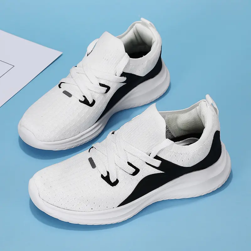 Breathable Lace-up Running Shoes for Women, Air Cushion Athletic Sneakers with Lightweight Mesh, Outdoor Sports Training Shoes