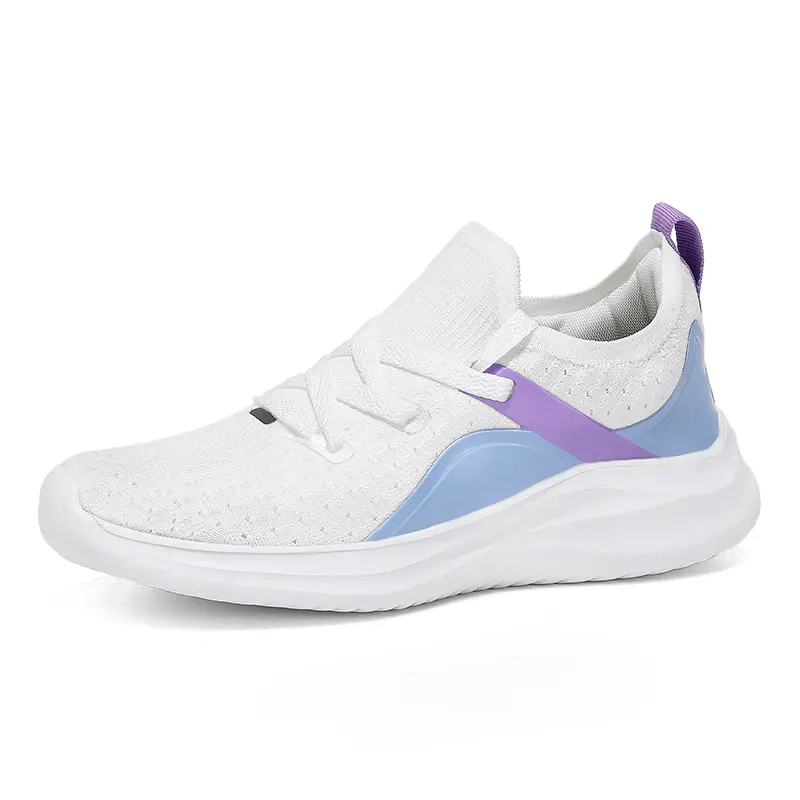 Breathable Lace-up Running Shoes for Women, Air Cushion Athletic Sneakers with Lightweight Mesh, Outdoor Sports Training Shoes