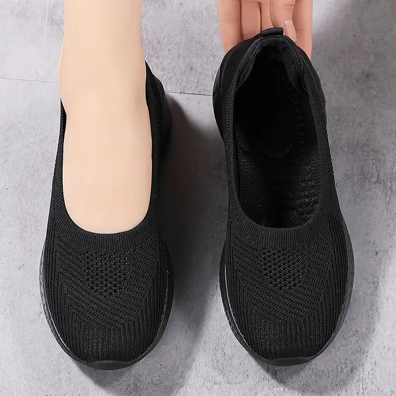 Women's Shoes 2025 Spring Casual Sneaker Summer Lightweight Flat Shoes Walking Sneakers Nusing Flats Breathable for Women