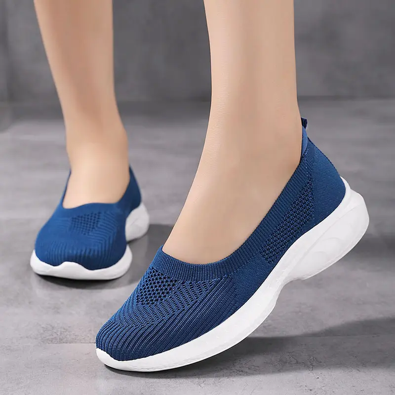 Women's Shoes 2025 Spring Casual Sneaker Summer Lightweight Flat Shoes Walking Sneakers Nusing Flats Breathable for Women