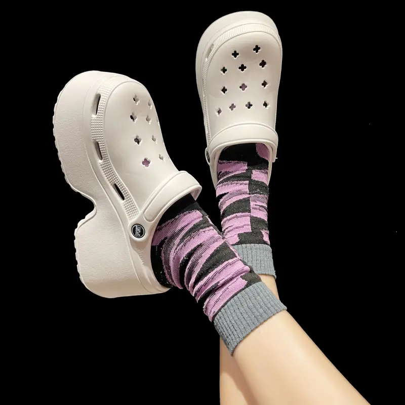 House Cloud Slipper Clog Woman Charm Sandal Flip Flops Beach Non Slip Home Shoe High Heel Platform Female Slides Ladies Outdoor