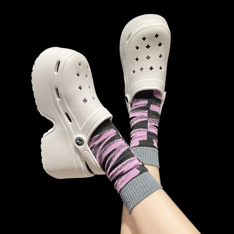 House Cloud Slipper Clog Woman Charm Sandal Flip Flops Beach Non Slip Home Shoe High Heel Platform Female Slides Ladies Outdoor