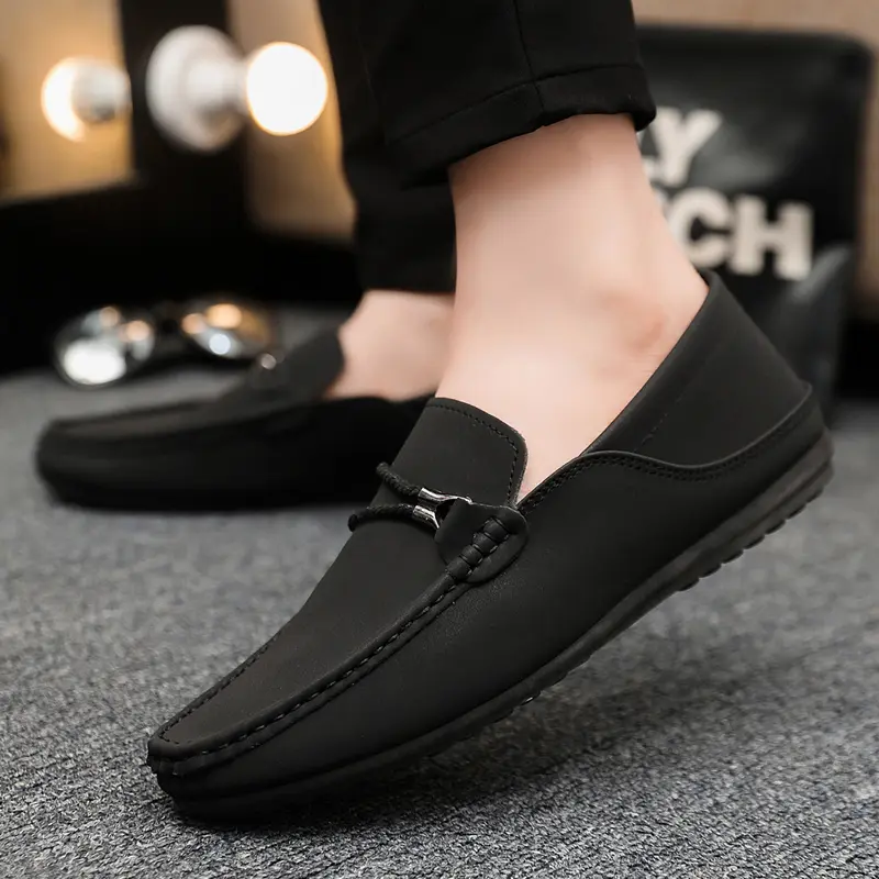 Large Size Men Casual Shoes New Summer Driving Slip On Loafers Moccasins Luxury Brand Suede Leather Men's Shoes Mocassins 46