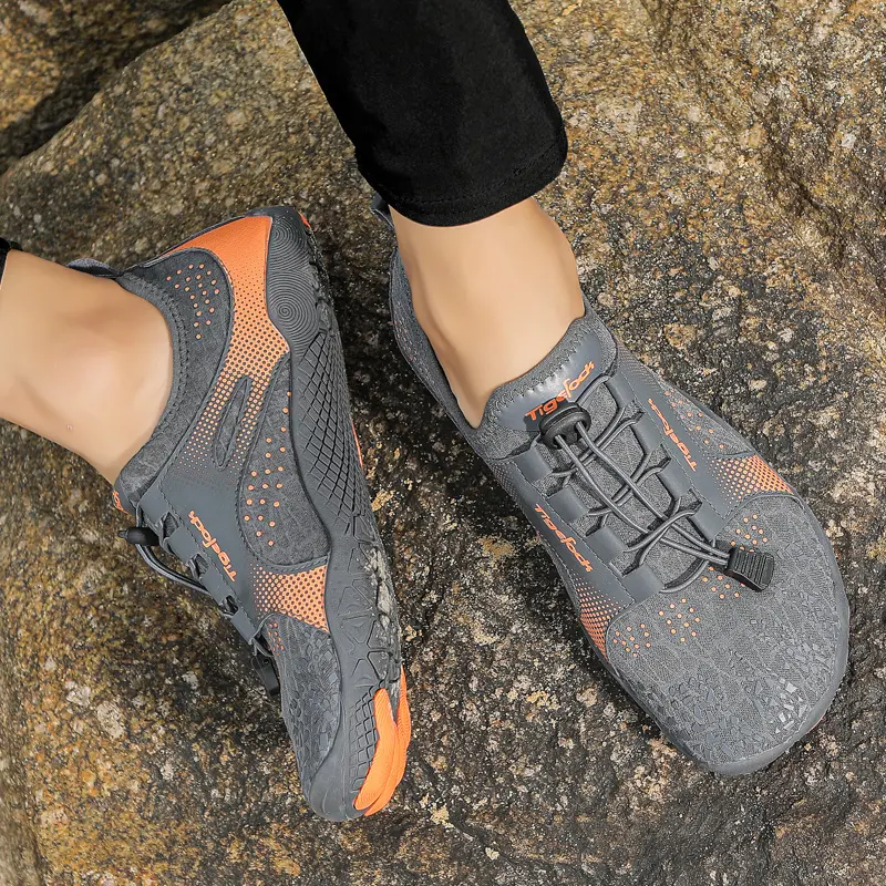 Summer Couple Water Shoes Multi-purpose Breathable Quick-drying Beach Diving Swimming Shoes Anti-Slip Five Finger Wear-Resistant