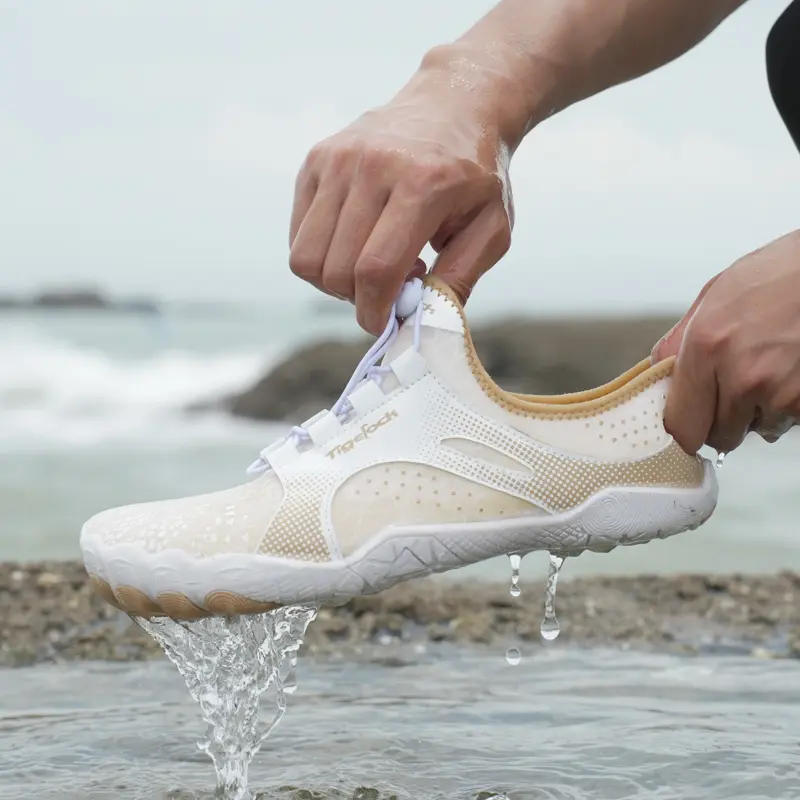 Summer Couple Water Shoes Multi-purpose Breathable Quick-drying Beach Diving Swimming Shoes Anti-Slip Five Finger Wear-Resistant