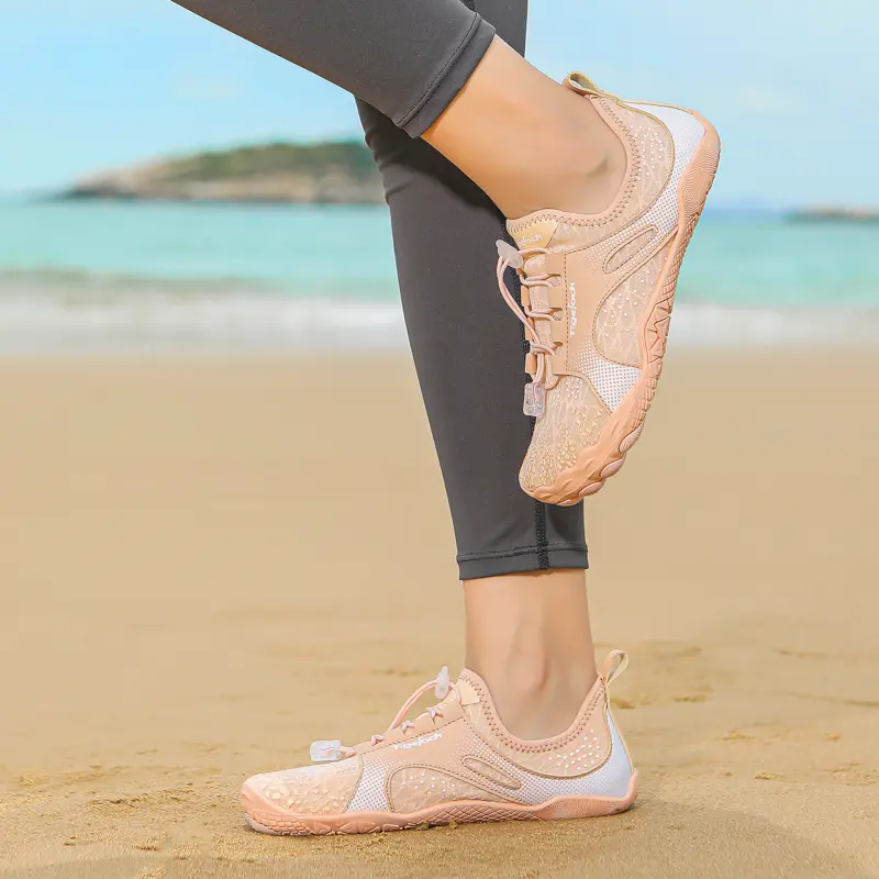 Summer Couple Water Shoes Multi-purpose Breathable Quick-drying Beach Diving Swimming Shoes Anti-Slip Five Finger Wear-Resistant