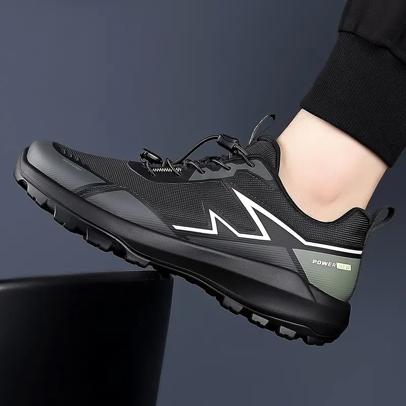 New 2025 Men's Mountain Climbing Shoes Wear-Resistant Slip-On Running Sports Shoes Outdoor Spring Autumn Travel Casual Running