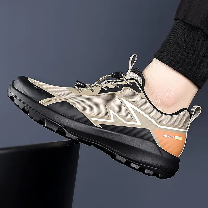 New 2025 Men's Mountain Climbing Shoes Wear-Resistant Slip-On Running Sports Shoes Outdoor Spring Autumn Travel Casual Running