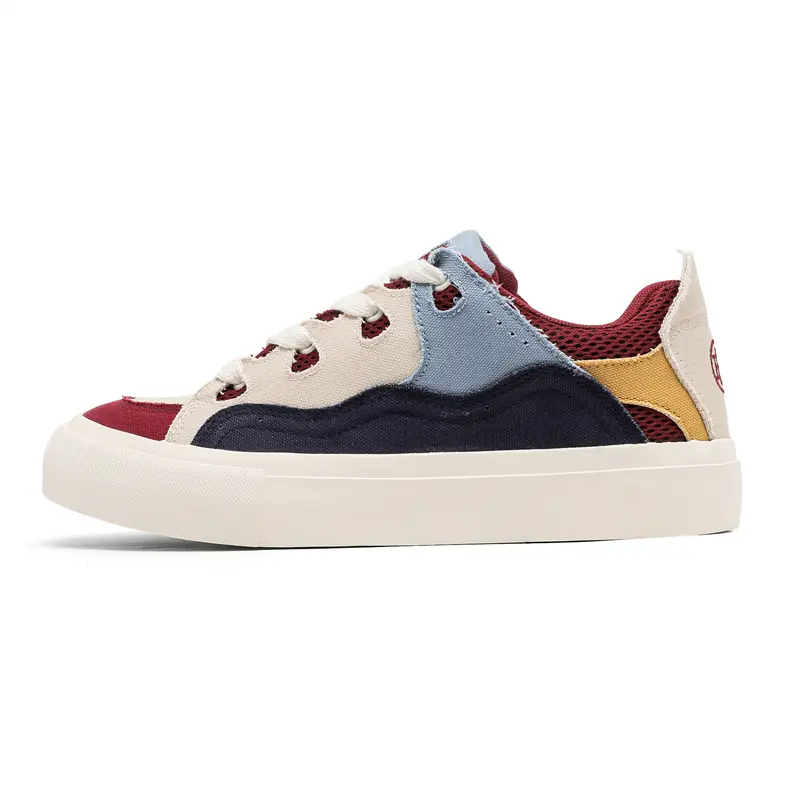 Retro Men's Canvas Skateboard Tenis Non-slip Streetwear Breathable Male Student Casual Leisure Flat Skateboar Walking Shoes