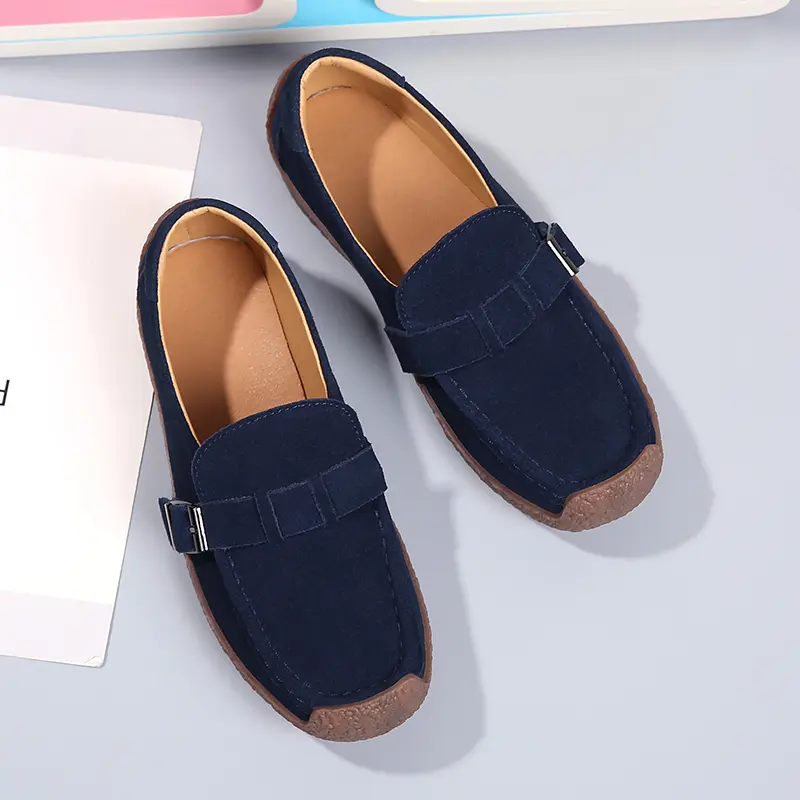 Leather Ladies Loafers Autumn Womens Shoes Platform Flats Sneakers Female Moccasins Shoe Women Creepers Shoes