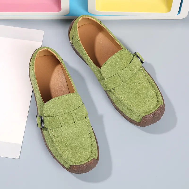 Leather Ladies Loafers Autumn Womens Shoes Platform Flats Sneakers Female Moccasins Shoe Women Creepers Shoes