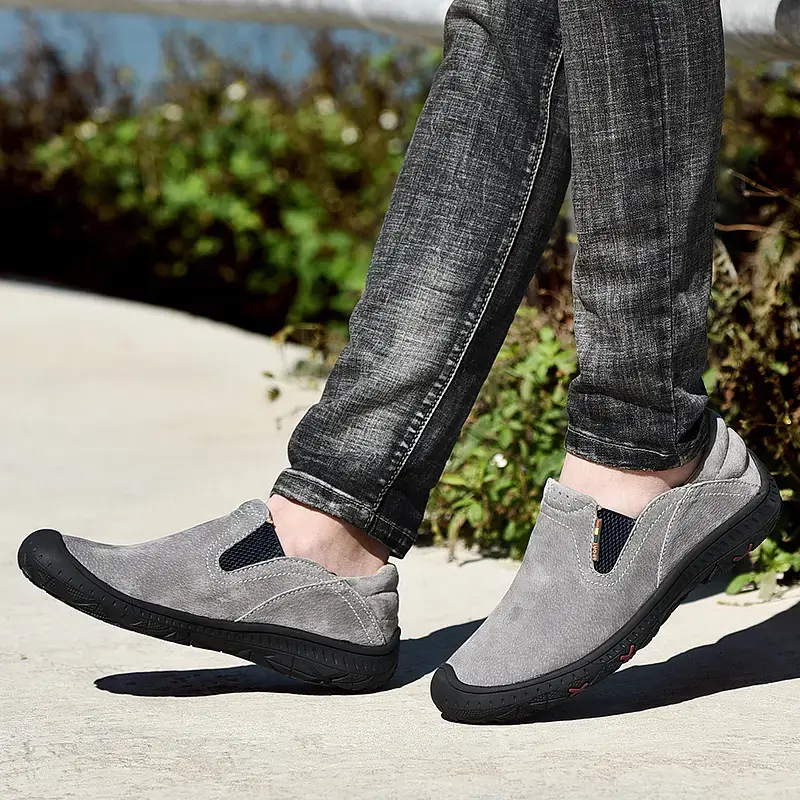 Men Shoes Fashion Genuine Leather Casual Shoes Breathable Comfortable Loafers Outdoor Oxfords Men Sneakers Four Seasons Size 48
