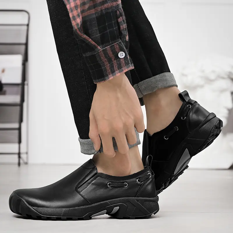 Men Casual Sneakers Leather Men Loafers No slip Shoes Men Driving Shoes Hot Sale Moccasins Handmade Breathable Walking Footwear