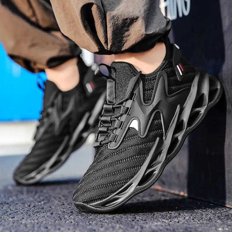 Green Mens Athletic Shoes Running Sneakers Breathable Mesh Comfortable Walking Shoe Non Slip Sports Shoes for Women Gym Training