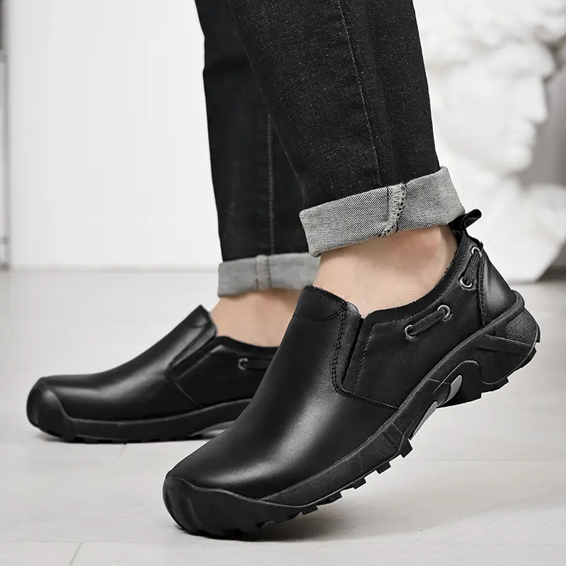 Men Casual Sneakers Leather Men Loafers No slip Shoes Men Driving Shoes Hot Sale Moccasins Handmade Breathable Walking Footwear