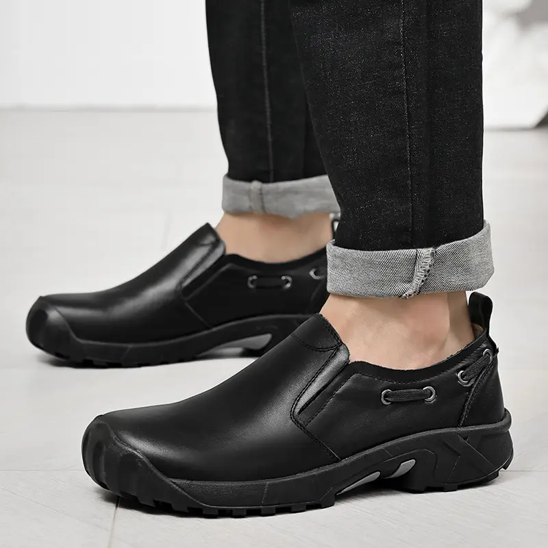 Men Casual Sneakers Leather Men Loafers No slip Shoes Men Driving Shoes Hot Sale Moccasins Handmade Breathable Walking Footwear