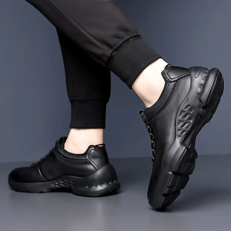 Men's Hiking 2025 New Fashionable Casual Shoes Breathable Comfortable Sports Outdoor Leather Hiking Wear-resistant Men's Shoes