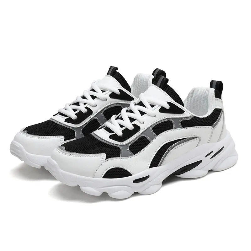 Sneakers Women Breathable Fashion Running Shoes Comfortable Casual Sports Shoes Comfortable Lightweight Thick Sole Sneakers
