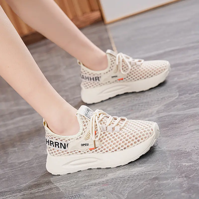 The 2025 Summer New Womens Shoes Casual Shoes and Sports Shoes Are Breathable and Comfortable Soft Soled Shoes