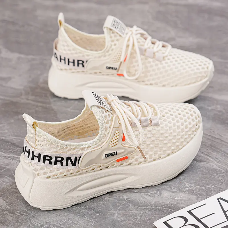 The 2025 Summer New Womens Shoes Casual Shoes and Sports Shoes Are Breathable and Comfortable Soft Soled Shoes