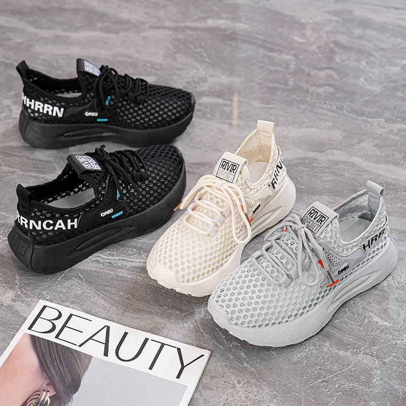 The 2025 Summer New Womens Shoes Casual Shoes and Sports Shoes Are Breathable and Comfortable Soft Soled Shoes