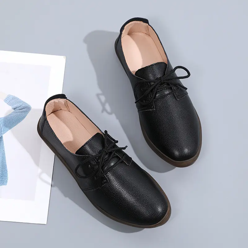 2025 Summer Loafers Women Casual Shoes Moccasins Soft Pointed Toe Ladies Footwear Women Flats Shoes White