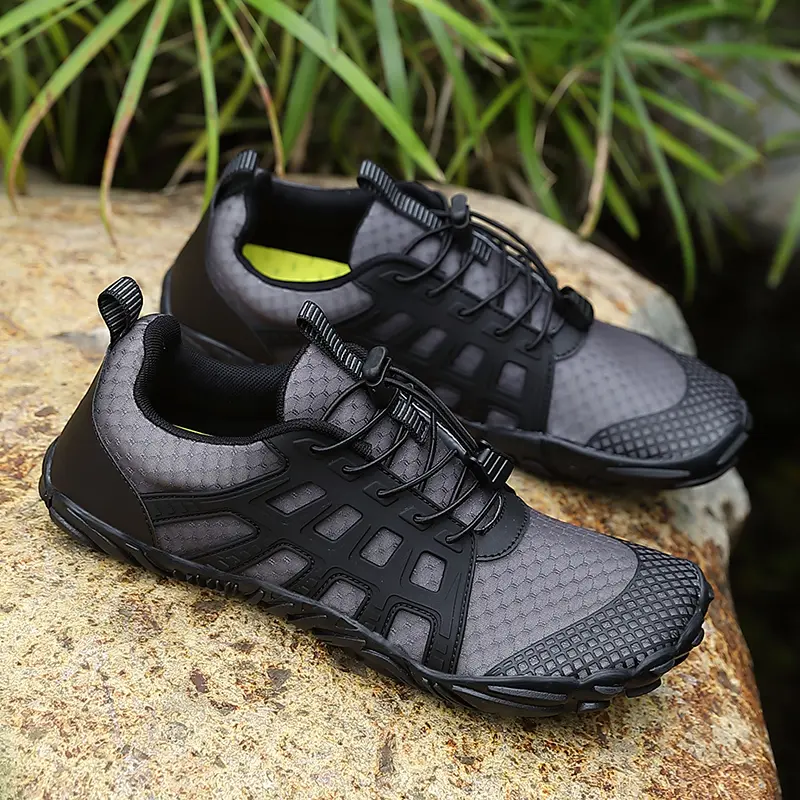 Men's Quick-Dry Breathable Aqua Shoes Men Women Couples Outdoor Beach Five Finger Swimming Hiking Wading Upstream Sneakers