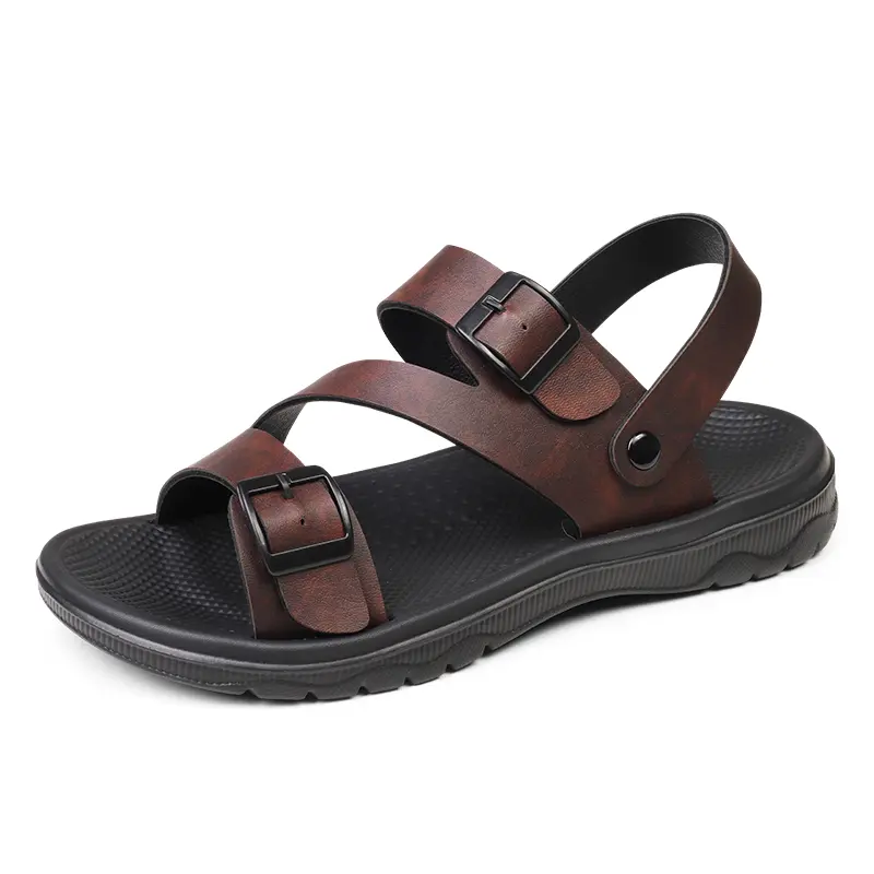 Sandal for Men Slippers Outdoor Beach Casual Hollow Summer Flip Flops Comfortable Men's Home Man Clogs Open Toe Plus Size 38-47