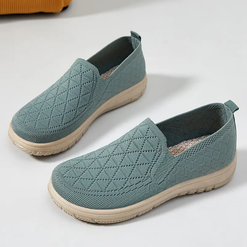 Women's Spring New Shoes One Step Stepping Cloth Shoe Shallow Mouth Flat Shoe Soft soled Comfortable and Versatile Women's Shoes