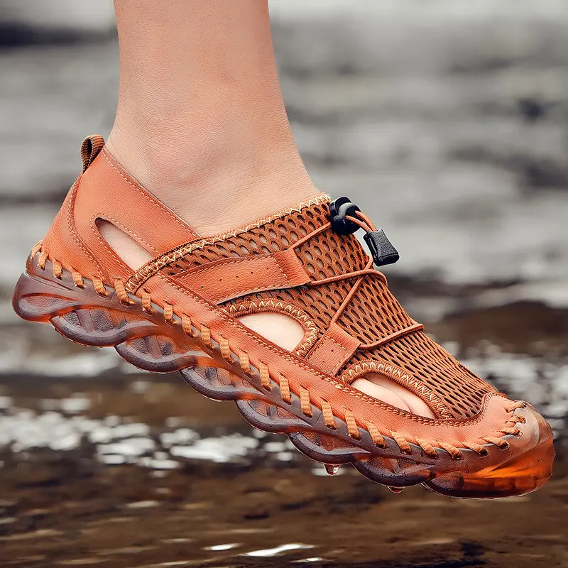 2025 Men's Sandals Summer Outdoor Hiking Trekking Shoes with Adjustable Straps Shoes for Men Men's Sandal Mens Shoes Size 46