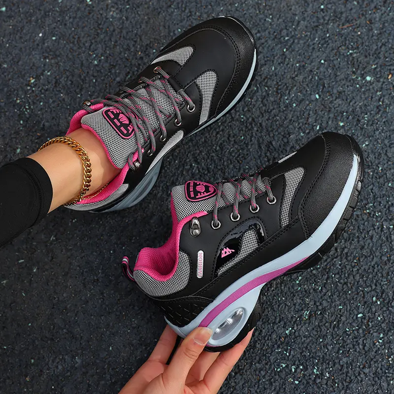 Ladies Sneakers Comfortable Breathable Platform Shoes Fashion Lace Up Female Casual Shoes for Women Outdoor Short Boots