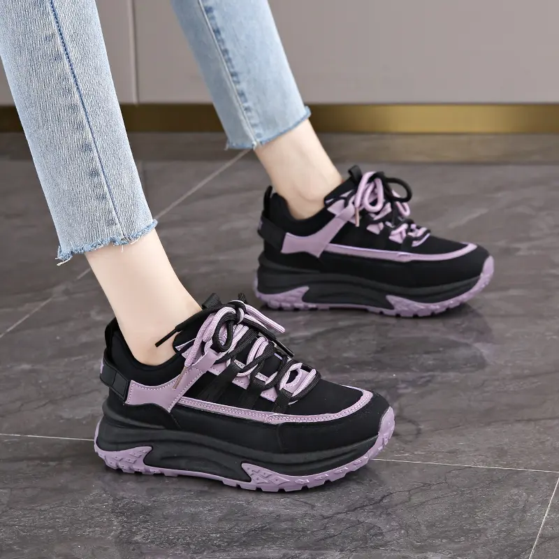Ladies Footwear 2025 New Korean High on Platform Women's Dad Shoes Designer Luxury Aesthetic Original Arrival Quality Offers