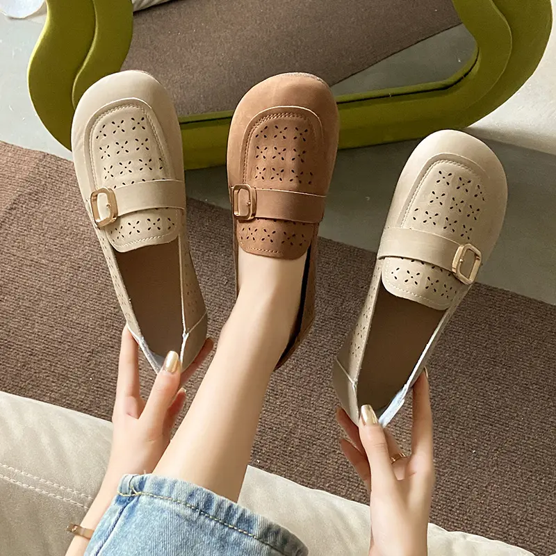 Spring Women Casual Shoes Women Flats Shoes Loafers Slip on Ladies Light Fur Moccasins Designer Shoes Zapatos Mujer