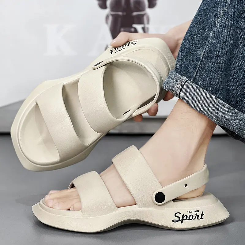 Women Summer Beach Platform Sandals Soft Sole EVA Slides Men Fashion Non Slip Outdoor Slippers Female Comfortable Shoes