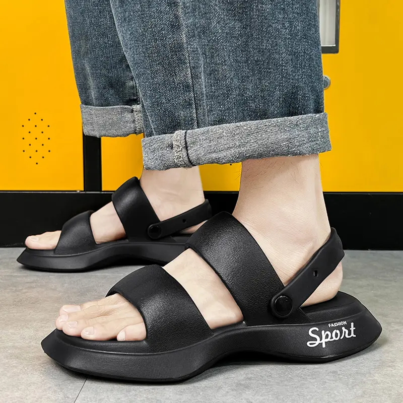 Women Summer Beach Platform Sandals Soft Sole EVA Slides Men Fashion Non Slip Outdoor Slippers Female Comfortable Shoes