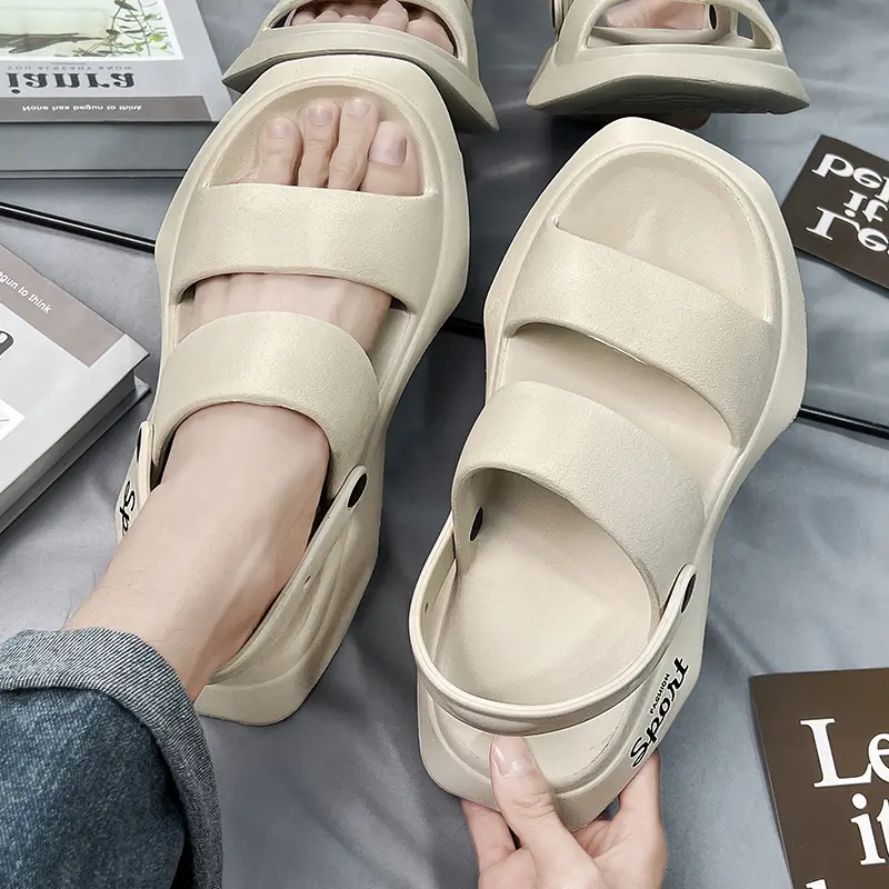 Women Summer Beach Platform Sandals Soft Sole EVA Slides Men Fashion Non Slip Outdoor Slippers Female Comfortable Shoes