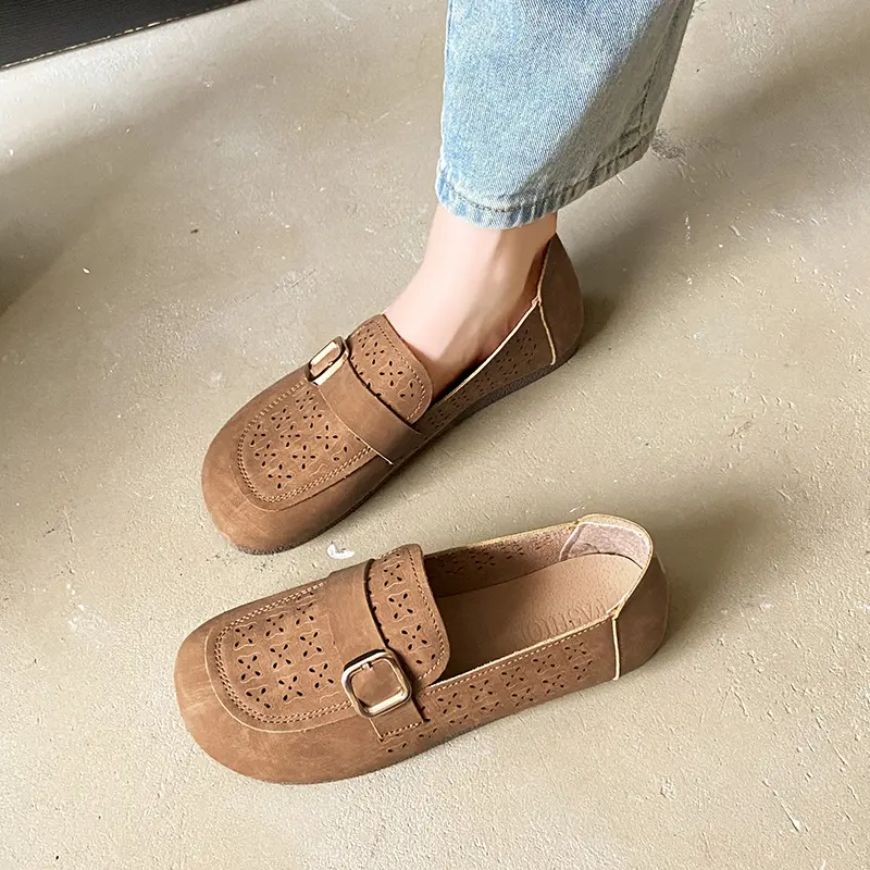 Spring Women Casual Shoes Women Flats Shoes Loafers Slip on Ladies Light Fur Moccasins Designer Shoes Zapatos Mujer