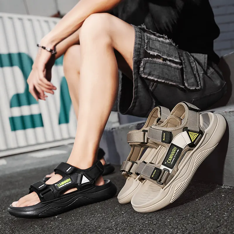 Classic Men's Sandals Summer Sandals Men's Outdoor Casual Lightweight Sandals Fashionable Men's Sports Shoes Sizes 39-45