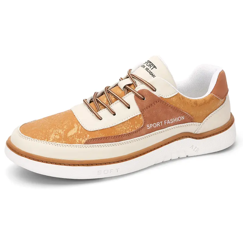 Mens Casual Leather Sneakers Classic Mens Masculino Leisure Walk Trainers Lace Up Men Outdoor Handmade Treking Footwear