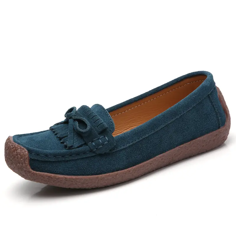 New Women Loafers Slip on Ladies Flats Shoes Brand Spring Autumn Casual Flat Shoes Single Shoes Plus Size 42