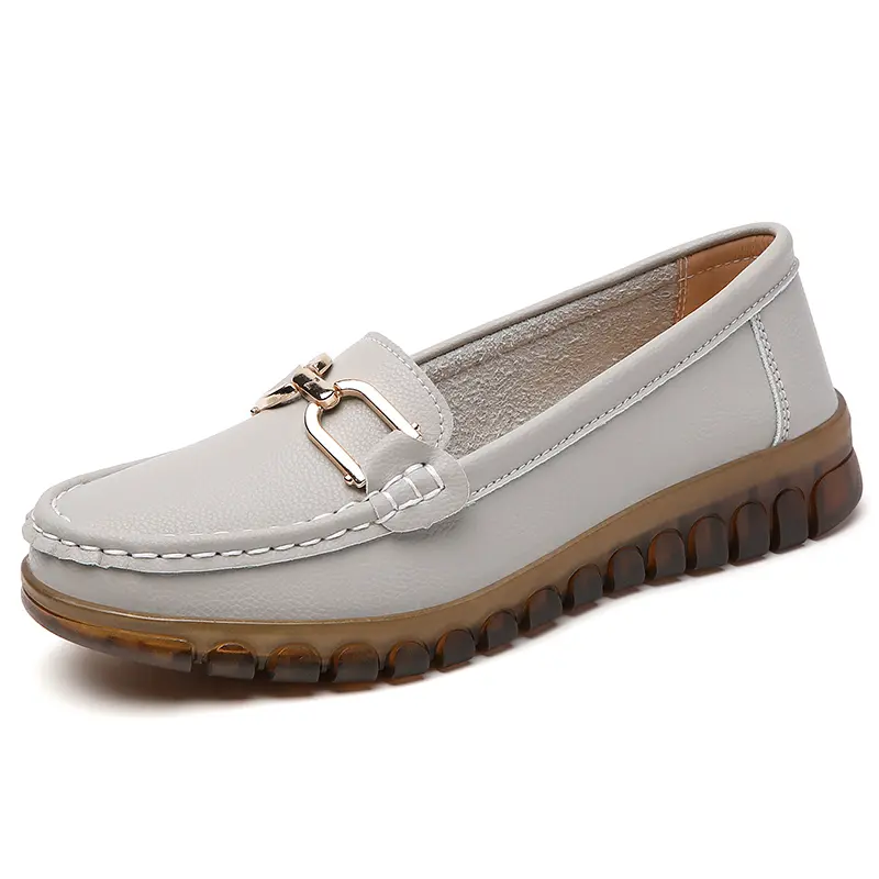 Women Flats Fashion Genuine Leather Wedge Retro Women Shoe Tassel Women's loafers Slip On Soft Women's moccasins Plus Size